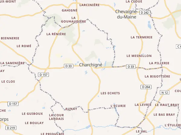 Plan de Charchigné