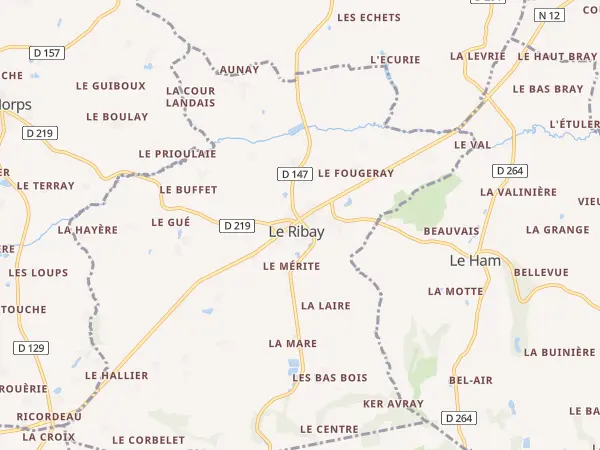 Plan du Ribay