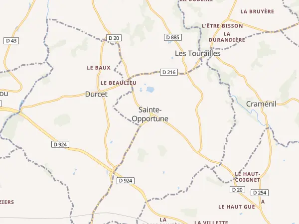 Plan de Sainte-Opportune