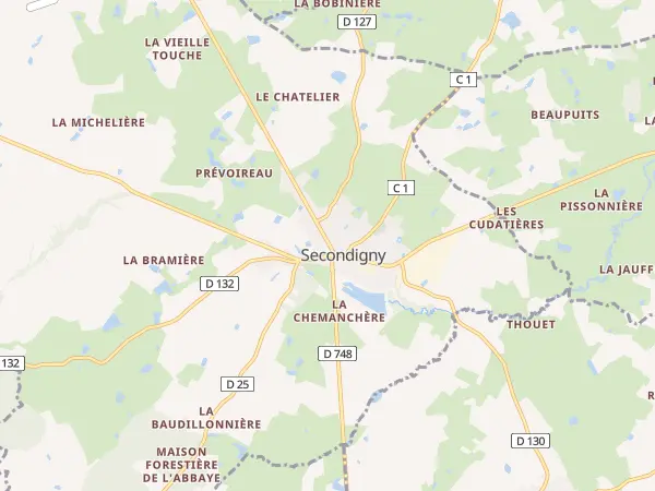 Plan de Secondigny