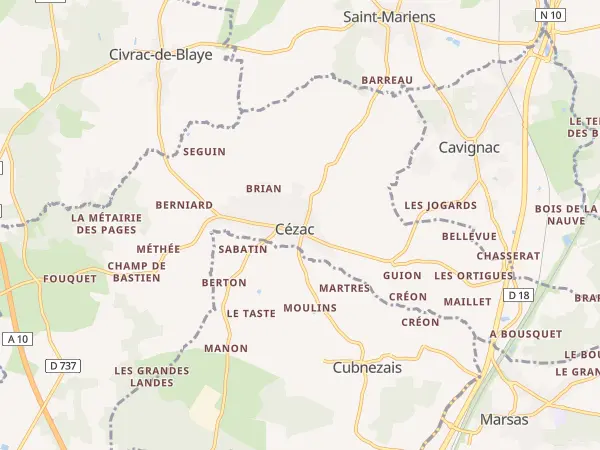 Plan de Cézac