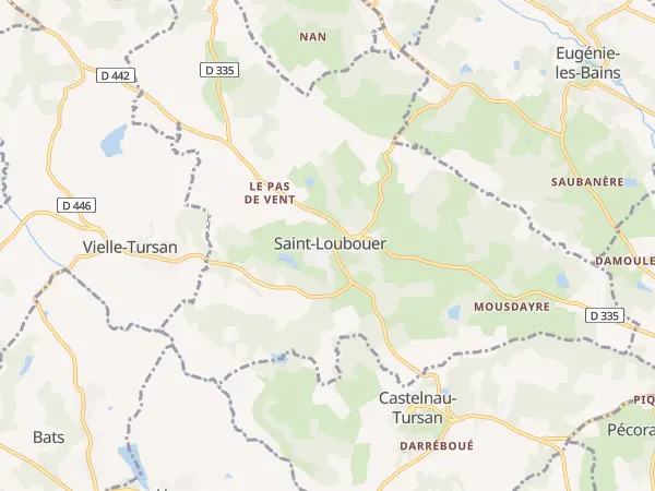 Plan de Saint-Loubouer