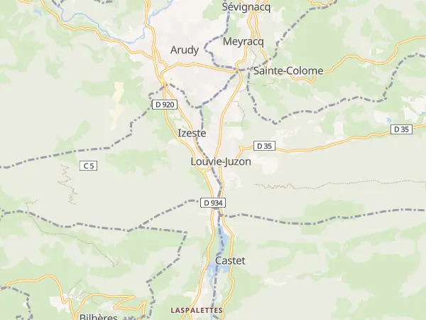 Plan de Louvie-Juzon