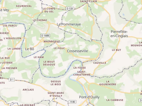 Plan de Cossesseville