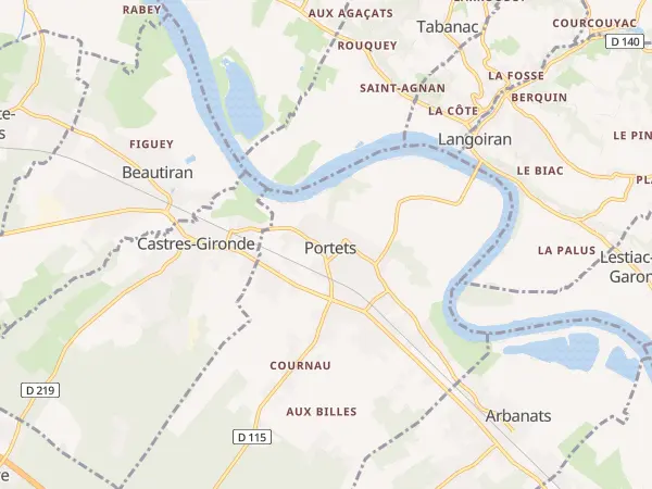 Plan de Portets