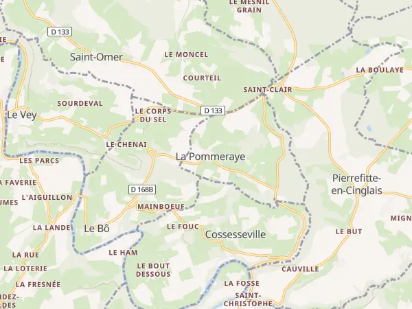 Plan de La Pommeraye
