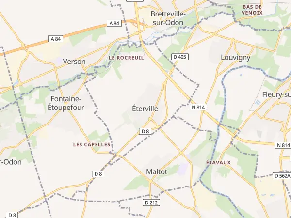 Plan de Éterville