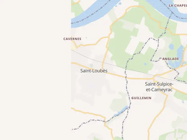 Plan de Saint-Loubès