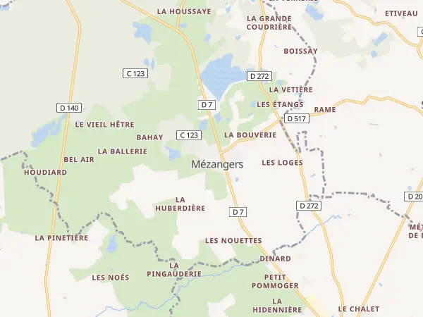 Plan de Mézangers