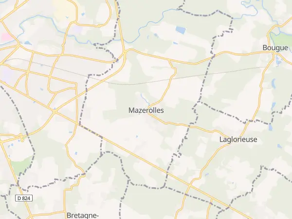Plan de Mazerolles