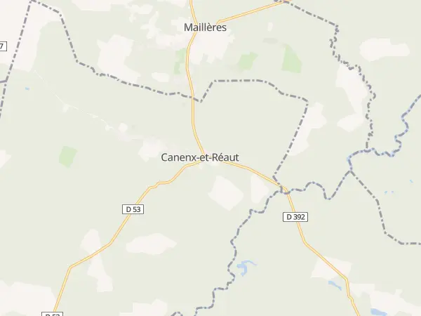 Plan de Canenx-et-Réaut