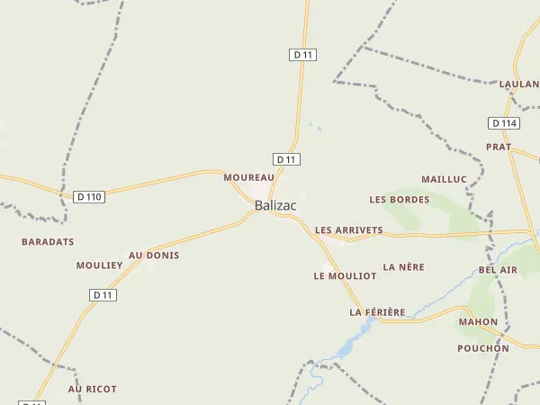 Plan de Balizac