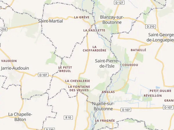 Plan de Saint-Pierre-de-l’Isle