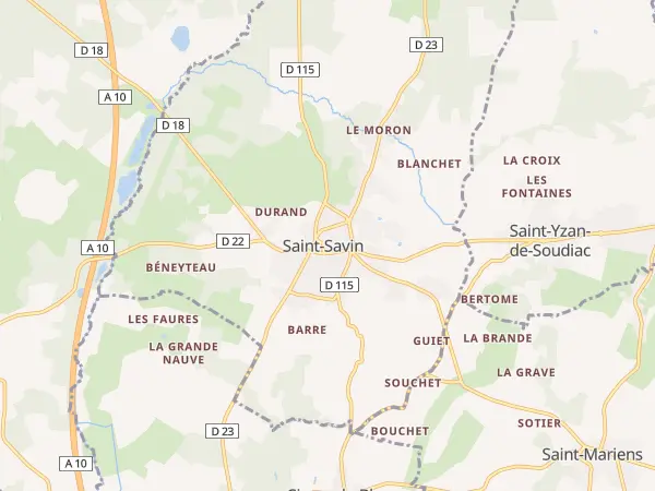 Plan de Saint-Savin