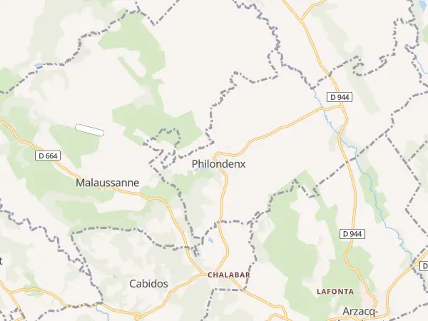 Plan de Philondenx