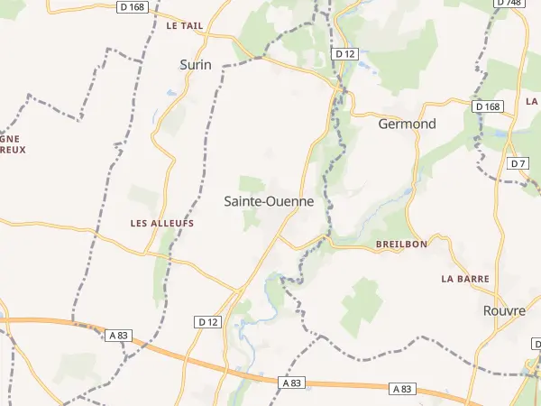 Plan de Sainte-Ouenne