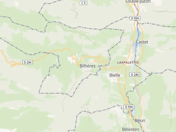 Plan de Bilhères