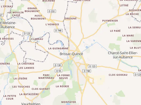 Plan de Brissac Loire Aubance
