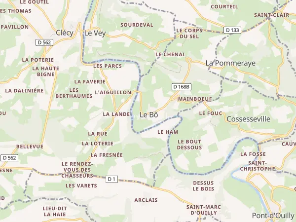 Plan du Bô