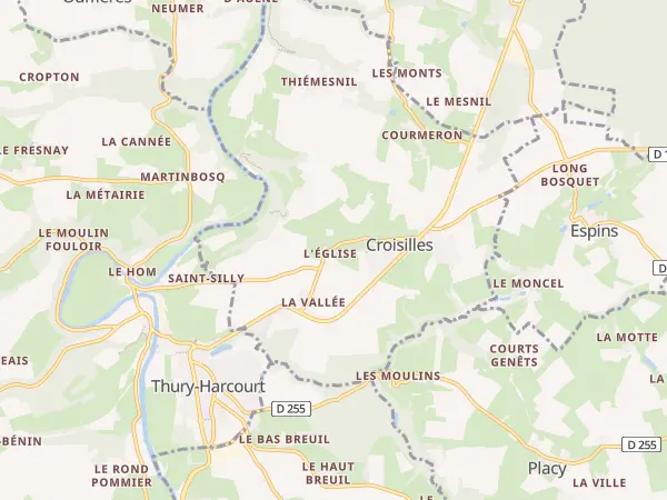 Plan de Croisilles