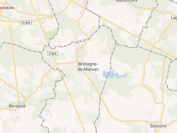 Plan de Bretagne-de-Marsan