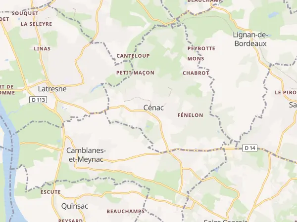 Plan de Cénac