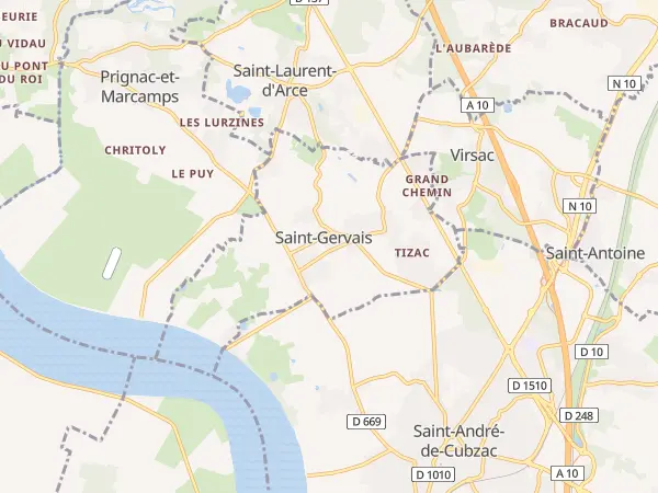 Plan de Saint-Gervais
