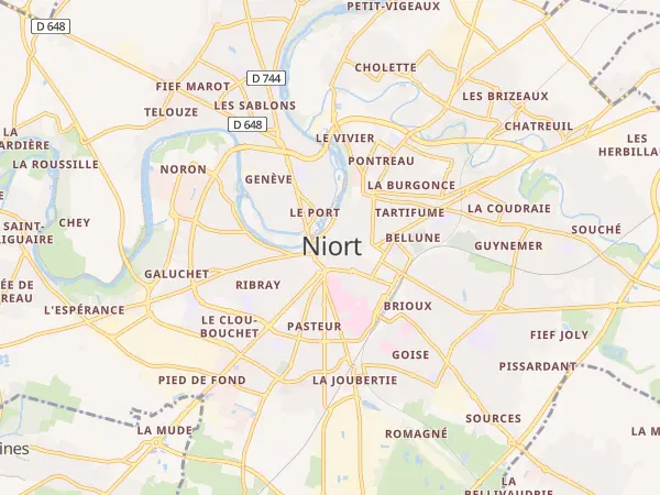 Plan de Niort