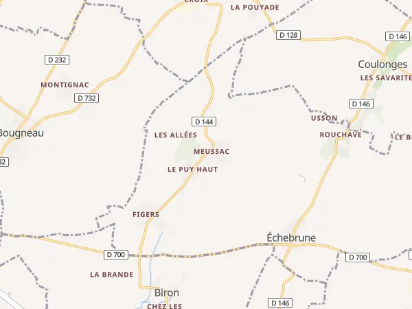 Plan de Échebrune