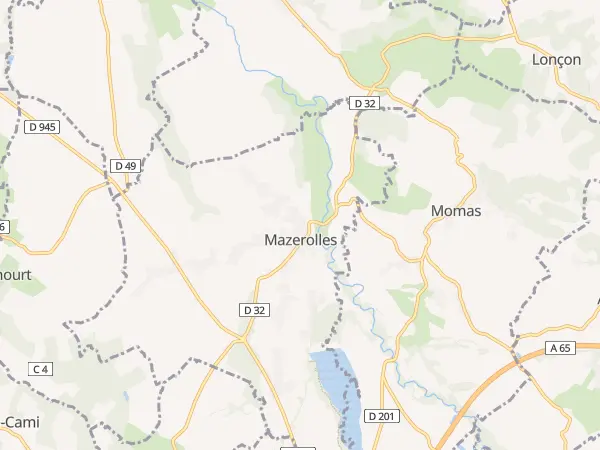 Plan de Mazerolles