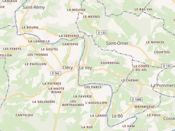 Plan du Vey