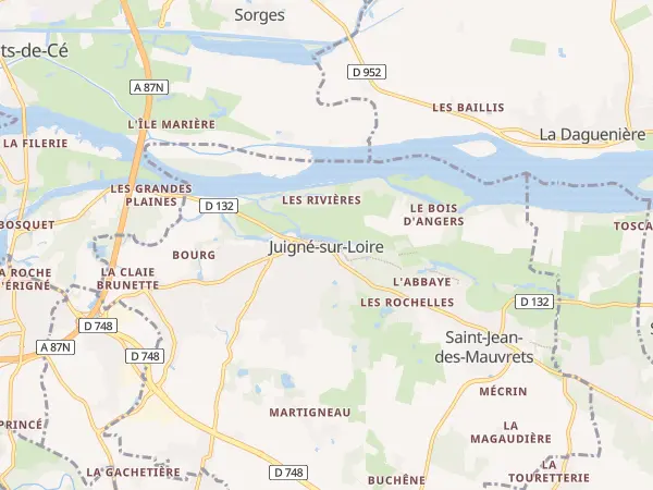 Plan des Garennes sur Loire