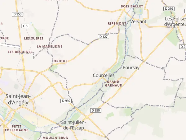 Plan de Courcelles