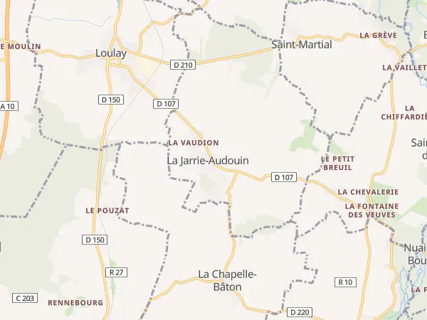 Plan de La Jarrie-Audouin
