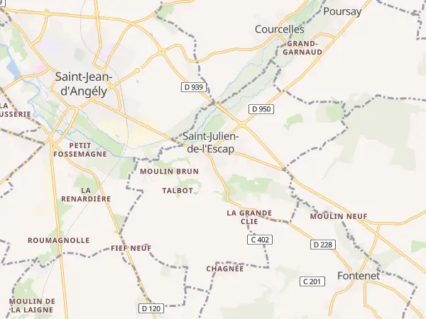 Plan de Saint-Julien-de-l’Escap