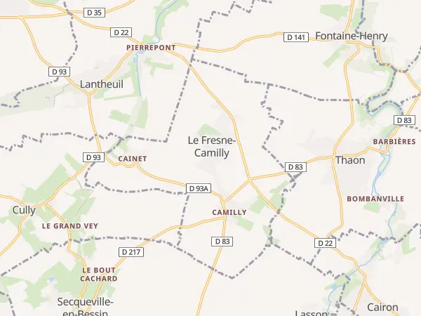 Plan du Fresne-Camilly