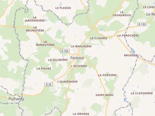 Plan de Fenioux