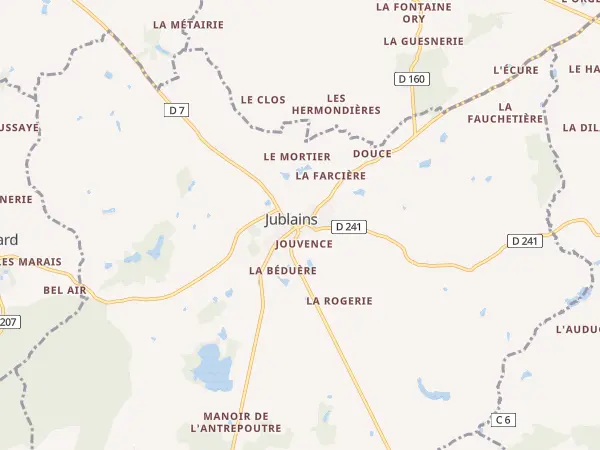 Plan de Jublains