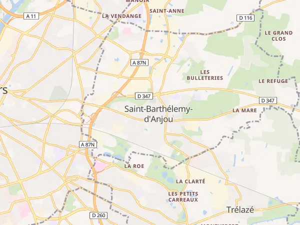 Plan de Saint-Barthélemy-d’Anjou