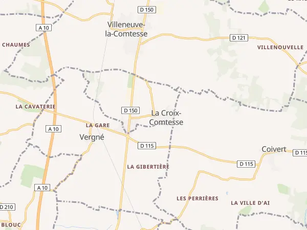 Plan de La Croix-Comtesse