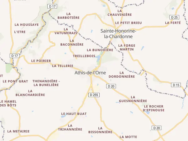 Plan de Athis-Val de Rouvre
