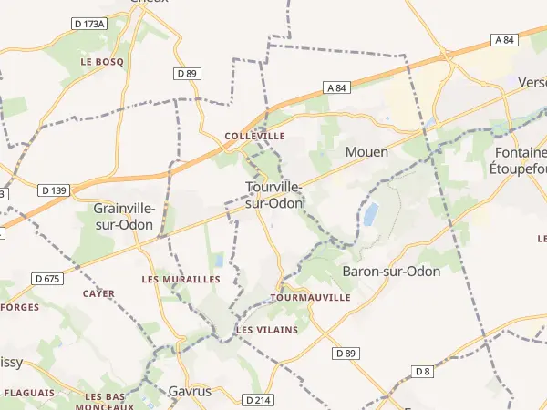 Plan de Tourville-sur-Odon