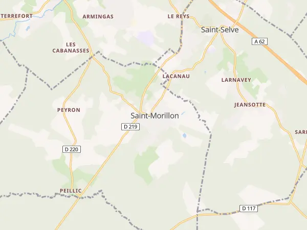 Plan de Saint-Morillon