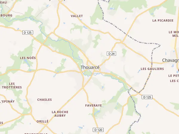 Plan de Bellevigne-en-Layon