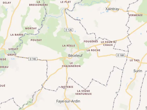 Plan de Béceleuf