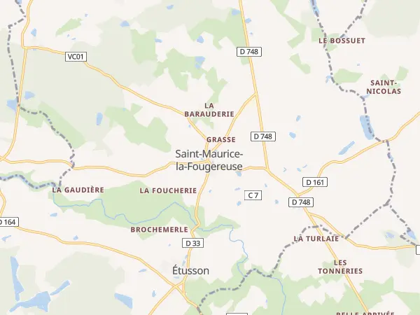 Plan de Saint Maurice Étusson