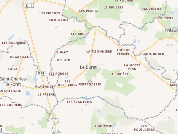 Plan du Buret