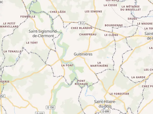 Plan de Guitinières