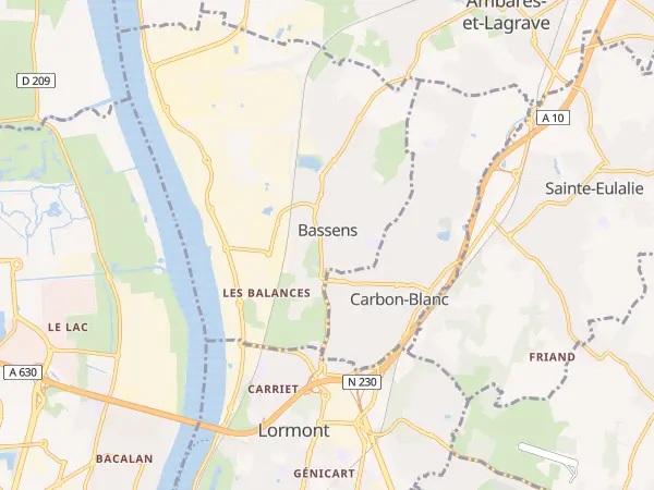 Plan de Bassens