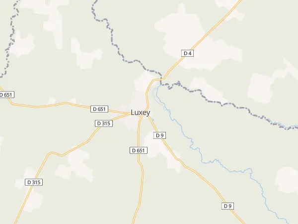 Plan de Luxey